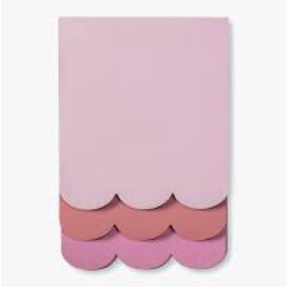 ♠️ Kate Spade New York Scallop Stacked Notepad. 